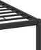 vidaXL - Bedframe - zonder - matras - bewerkt - hout - bruin - eikenkleur - 137x190 - cm