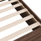 vidaXL - Bedframe - zonder - matras - bewerkt - hout - bruin - eikenkleur - 75x190 - cm