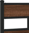 vidaXL - Bedframe - zonder - matras - bewerkt - hout - bruin - eikenkleur - 100x190 - cm
