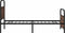 vidaXL - Bedframe - zonder - matras - bewerkt - hout - bruin - eikenkleur - 90x200 - cm