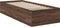 vidaXL - Bedframe - zonder - matras - bewerkt - hout - bruin - eikenkleur - 75x190 - cm