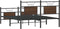 vidaXL - Bedframe - zonder - matras - bewerkt - hout - bruin - eikenkleur - 150x200 - cm