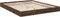 vidaXL - Bedframe - zonder - matras - bewerkt - hout - bruin - eikenkleur - 150x200 - cm