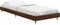 vidaXL - Bedframe - zonder - matras - bewerkt - hout - bruin - eikenkleur - 75x190 - cm