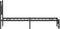 vidaXL - Bedframe - zonder - matras - bewerkt - hout - bruin - eikenkleur - 80x200 - cm