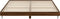 vidaXL - Bedframe - zonder - matras - bewerkt - hout - bruin - eikenkleur - 120x200 - cm