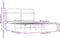 vidaXL - Bedframe - zonder - matras - bewerkt - hout - bruin - eikenkleur - 160x200 - cm