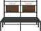 vidaXL - Bedframe - zonder - matras - bewerkt - hout - bruin - eikenkleur - 120x200 - cm