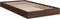 vidaXL - Bedframe - zonder - matras - bewerkt - hout - bruin - eikenkleur - 100x200 - cm