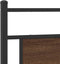 vidaXL - Bedframe - zonder - matras - bewerkt - hout - bruin - eikenkleur - 100x190 - cm