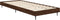 vidaXL - Bedframe - zonder - matras - bewerkt - hout - bruin - eikenkleur - 75x190 - cm