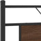vidaXL - Bedframe - zonder - matras - bewerkt - hout - bruin - eikenkleur - 160x200 - cm