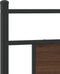 vidaXL - Bedframe - zonder - matras - bewerkt - hout - bruin - eikenkleur - 80x200 - cm