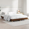 vidaXL - Bedframe - zonder - matras - bewerkt - hout - bruin - eikenkleur - 140x190 - cm