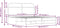 vidaXL - Bedframe - zonder - matras - bewerkt - hout - gerookt - eiken - 150x200 - cm
