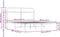 vidaXL - Bedframe - zonder - matras - bewerkt - hout - gerookt - eiken - 150x200 - cm