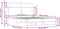 vidaXL - Bedframe - zonder - matras - bewerkt - hout - gerookt - eiken - 120x190 - cm