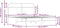 vidaXL - Bedframe - zonder - matras - bewerkt - hout - gerookt - eiken - 150x200 - cm