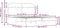 vidaXL - Bedframe - zonder - matras - bewerkt - hout - gerookt - eiken - 160x200 - cm