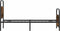 vidaXL - Bedframe - zonder - matras - bewerkt - hout - gerookt - eiken - 80x200 - cm