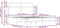 vidaXL - Bedframe - zonder - matras - bewerkt - hout - gerookt - eiken - 135x190 - cm