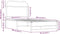 vidaXL - Bedframe - zonder - matras - bewerkt - hout - sonoma - eikenkleur - 80x200 - cm