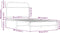 vidaXL - Bedframe - zonder - matras - bewerkt - hout - sonoma - eikenkleur - 90x200 - cm