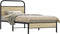 vidaXL - Bedframe - zonder - matras - bewerkt - hout - sonoma - eikenkleur - 75x190 - cm