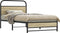 vidaXL - Bedframe - zonder - matras - bewerkt - hout - sonoma - eikenkleur - 90x190 - cm