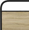 vidaXL - Bedframe - zonder - matras - bewerkt - hout - sonoma - eikenkleur - 160x200cm