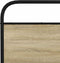 vidaXL - Bedframe - zonder - matras - bewerkt - hout - sonoma - eikenkleur - 150x200cm