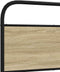 vidaXL - Bedframe - zonder - matras - bewerkt - hout - sonoma - eikenkleur - 80x200 - cm