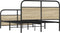vidaXL - Bedframe - zonder - matras - bewerkt - hout - sonoma - eikenkleur - 120x200cm