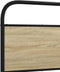 vidaXL - Bedframe - zonder - matras - bewerkt - hout - sonoma - eikenkleur - 80x200 - cm