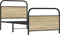 vidaXL - Bedframe - zonder - matras - bewerkt - hout - sonoma - eikenkleur - 90x190 - cm