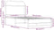vidaXL - Bedframe - zonder - matras - bewerkt - hout - sonoma - eikenkleur - 75x190 - cm