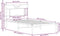 vidaXL - Bedframe - zonder - matras - hout - gerookt - eikenkleurig - 90x200 - cm