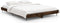 vidaXL - Bedframe - zonder - matras - hout - gerookt - eikenkleurig - 140x190 - cm