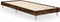 vidaXL - Bedframe - zonder - matras - hout - gerookt - eikenkleurig - 75x190 - cm