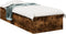 vidaXL - Bedframe - zonder - matras - hout - gerookt - eikenkleurig - 75x190 - cm