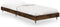 vidaXL - Bedframe - zonder - matras - hout - gerookt - eikenkleurig - 75x190 - cm