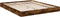 vidaXL - Bedframe - zonder - matras - hout - gerookt - eikenkleurig - 150x200 - cm