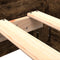 vidaXL - Bedframe - zonder - matras - hout - gerookt - eikenkleurig - 90x190 - cm