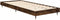 vidaXL - Bedframe - zonder - matras - hout - gerookt - eikenkleurig - 75x190 - cm