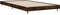 vidaXL - Bedframe - zonder - matras - hout - gerookt - eikenkleurig - 90x190 - cm
