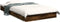vidaXL - Bedframe - zonder - matras - hout - gerookt - eikenkleurig - 90x190 - cm