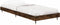 vidaXL - Bedframe - zonder - matras - hout - gerookt - eikenkleurig - 75x190 - cm