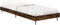 vidaXL - Bedframe - zonder - matras - hout - gerookt - eikenkleurig - 75x190 - cm