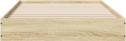 vidaXL - Bedframe - zonder - matras - hout - sonoma - eikenkleurig - 90x200 - cm