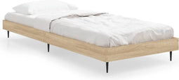 vidaXL - Bedframe - zonder - matras - hout - sonoma - eikenkleurig - 75x190 - cm